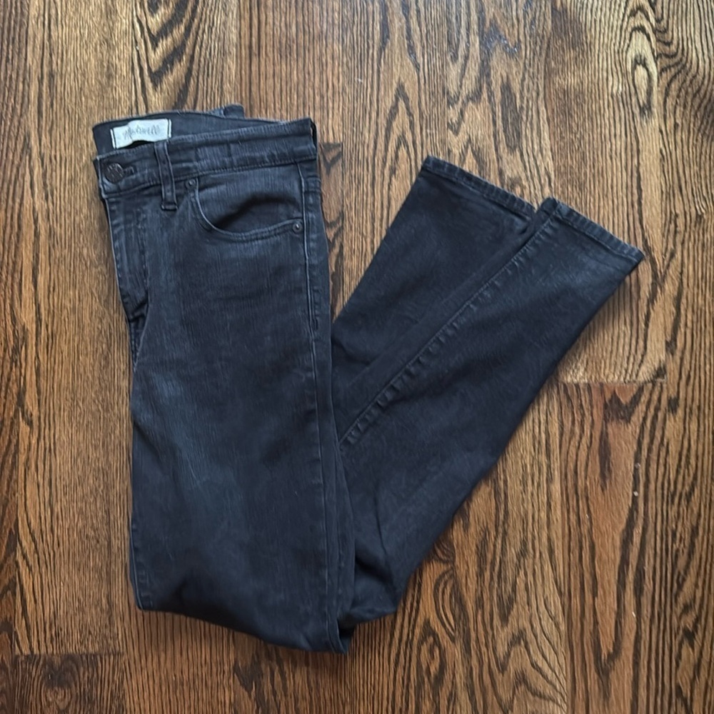MADEWELL 9” High-Riser Skinny Skinny Jeans - Black wash